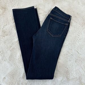 J Brand Dark Wash Straight Leg Low Rise Jeans, 26